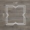 Ekena Millwork Extra Small Fleming Decorative Fretwork Wall Panels in Architectural PVC, 7 3/8"W x 7 3/8"H x 3/8"T WALP08X08FMG - alternate 6